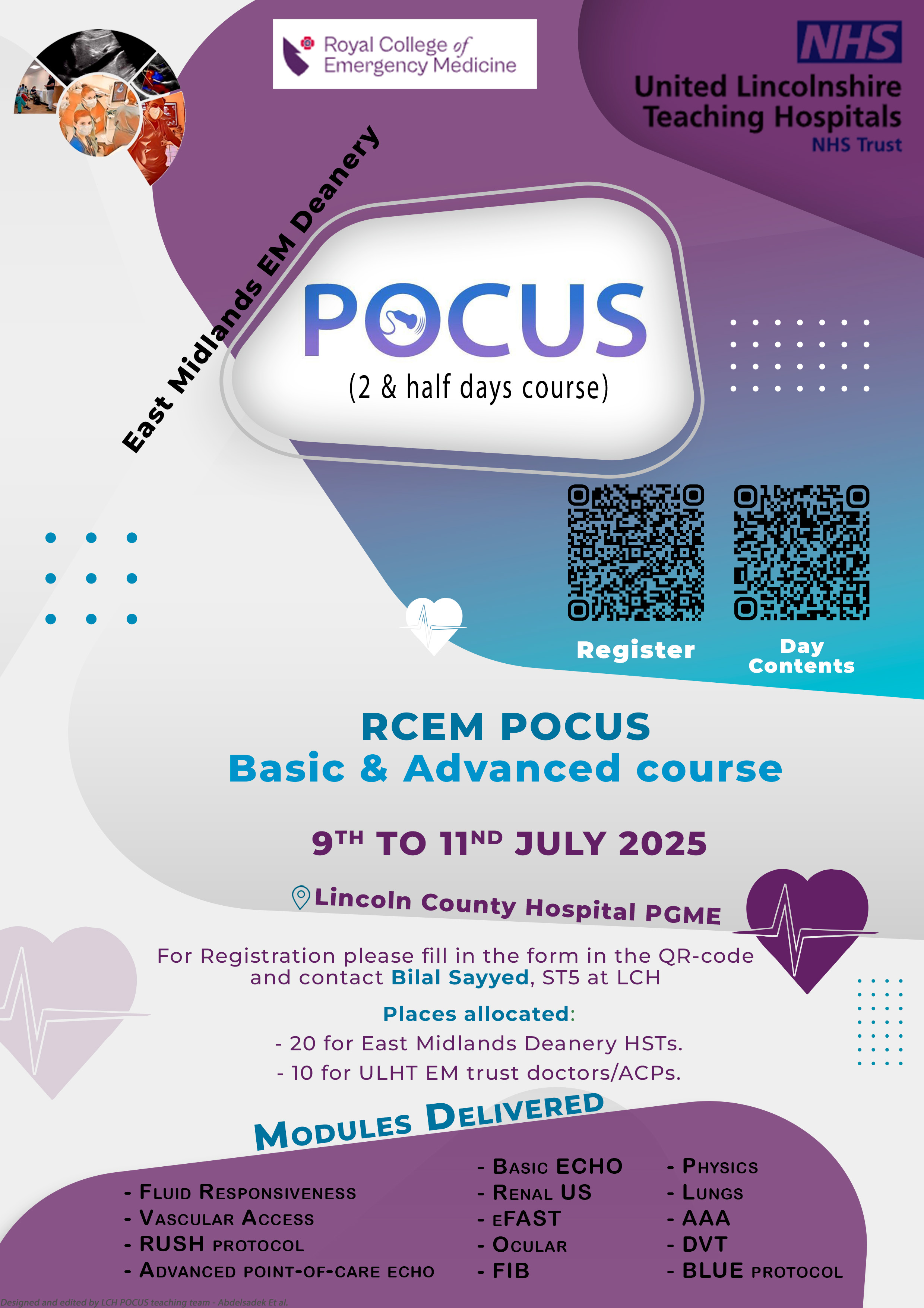 RCEM POCUS: Basic & Advanced Course (July '25)