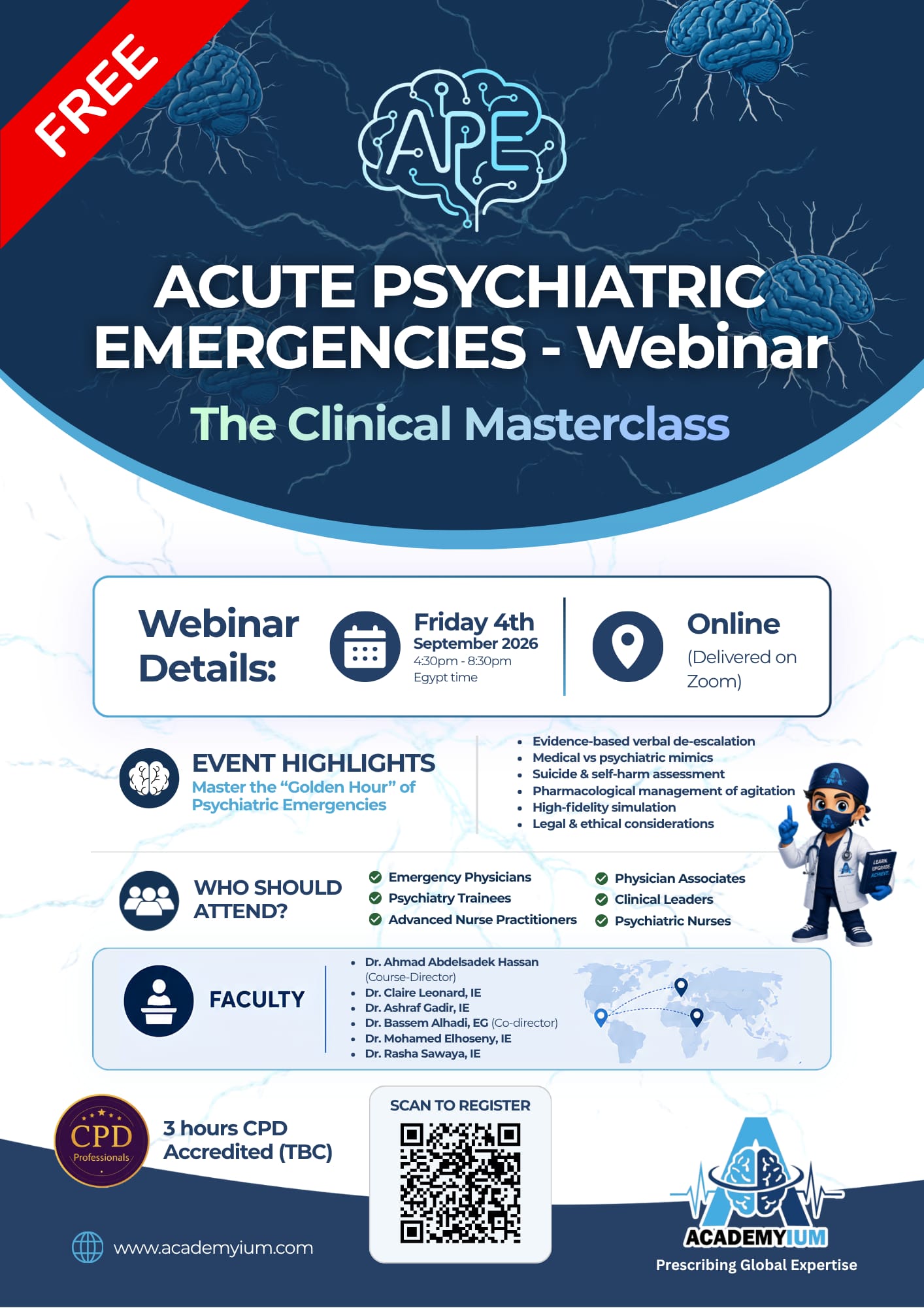 1st Acute Psychiatric Emergencies - Webinar